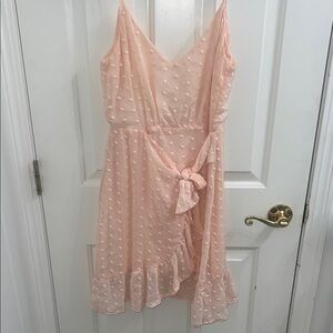 Gianni Bini Light Pink Textured Dress